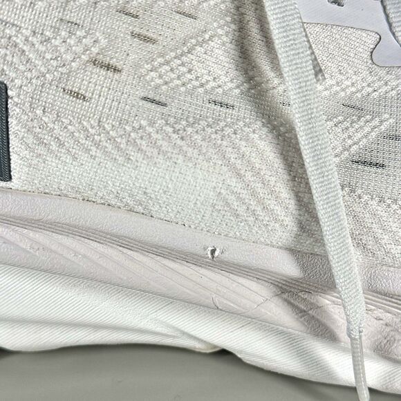 Hoka One One Mens Size 11.5D Clifton 9 1127895 NCSW White Running Shoes Sneakers main image 13